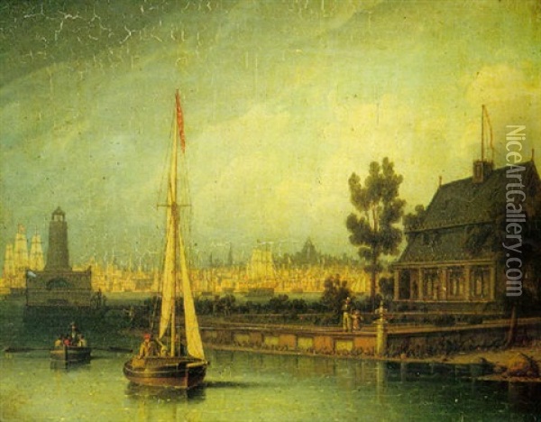 The Harbor, Liverpool Oil Painting - Robert Salmon