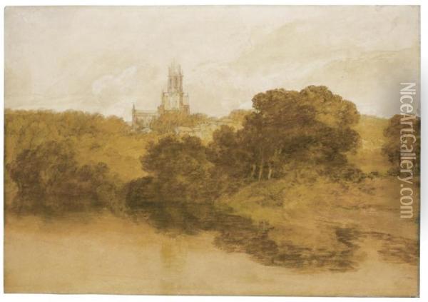 Fonthill Abbey, Wiltshire Oil Painting - Joseph Mallord William Turner