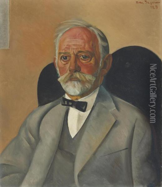 Portrait Of A Gentleman Oil Painting - Dmitrievich Grigor'Ev Boris