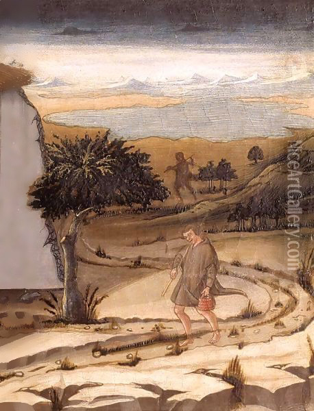 Nativity (detail) 2 Oil Painting - Bicci Di Neri