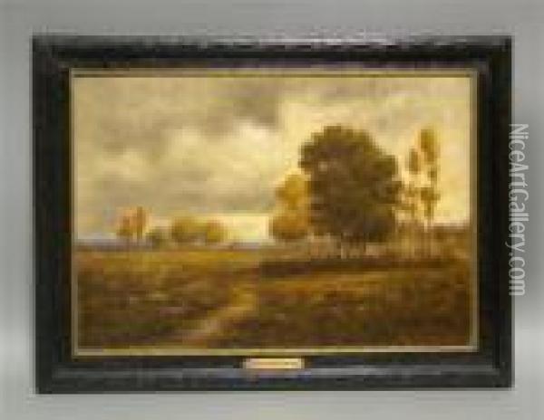 Fall Landscape Oil Painting - John Francis Murphy