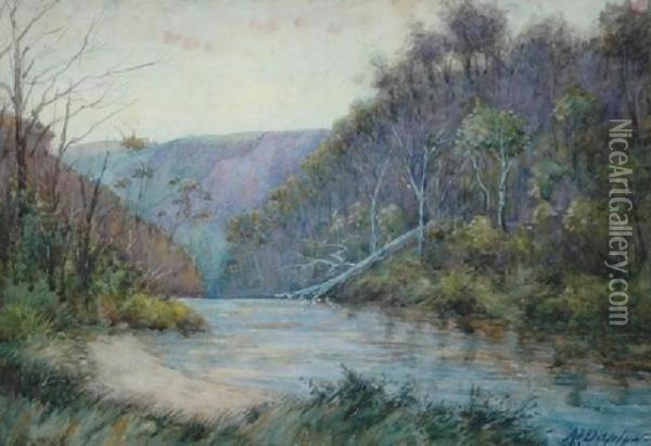 River View Oil Painting - Alfred James Daplyn