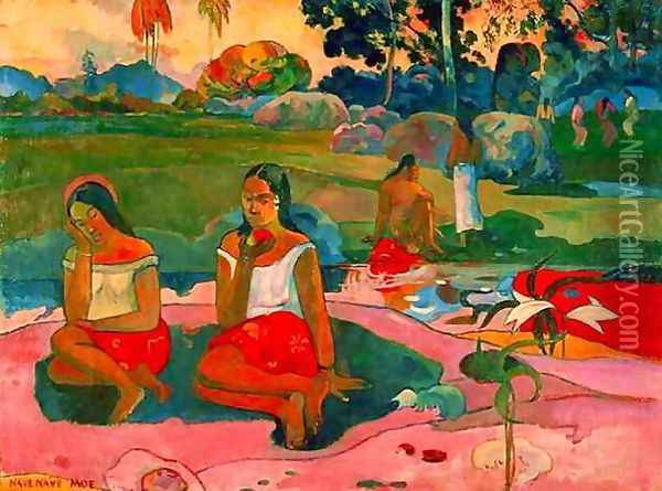 Miraculous Source Oil Painting - Paul Gauguin