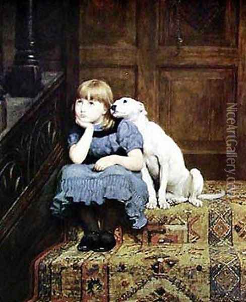 Sympathy Oil Painting - Briton Riviere