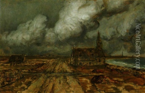 Notre Dame De La Joie Oil Painting - Charles Cottet