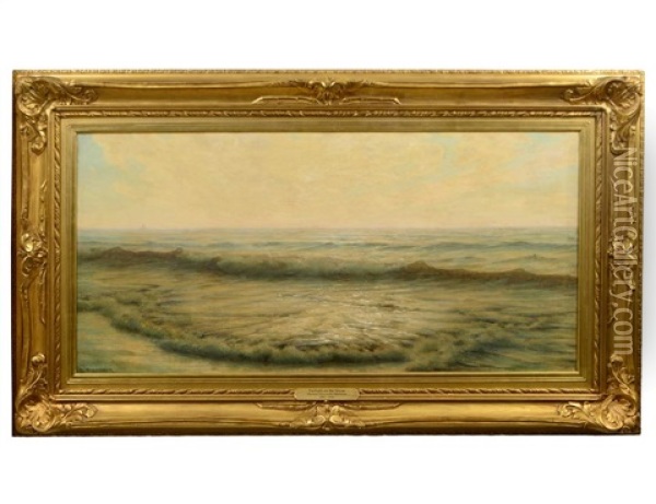 Twilight On The Shore Oil Painting - Alexander Harrison