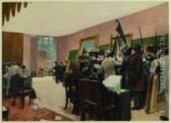 The Salon Jury In Session Oil Painting - Henri Gervex