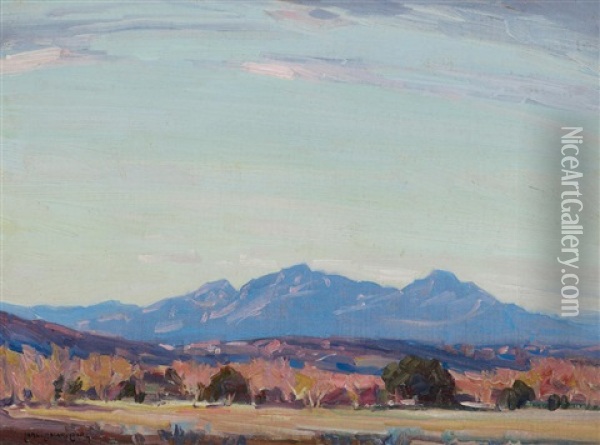 Ojai Valley Oil Painting - Carl Oscar Borg