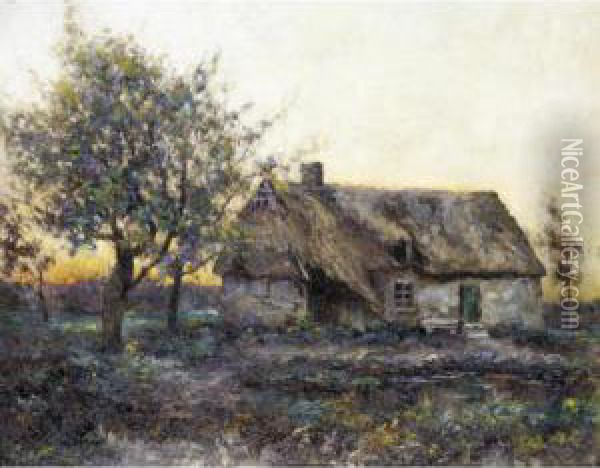 Rural Idyll Oil Painting - Michel Korochansky