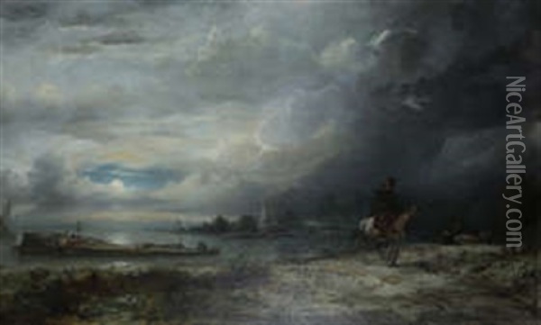The Haarlem Meer Oil Painting - George Balmer