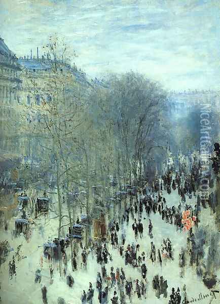 Boulevard Des Capucines Oil Painting - Claude Oscar Monet