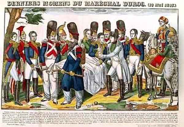The Last Moments of Marshal Duroc 1772-1813 Duke of Frioul Oil Painting - Francois Georgin