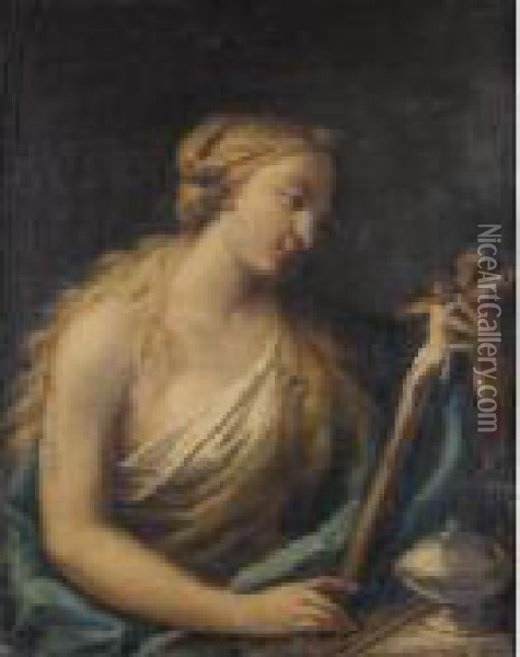 The Penitent Magdalene Oil Painting - Gaspare Diziani