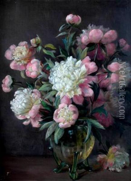 Flower Study Oil Painting - Elizabeth Armstrong
