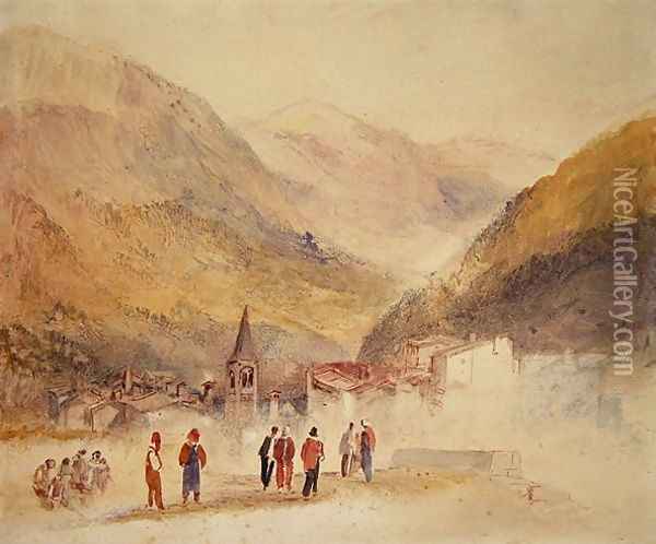 Pre St Didier, 1836 Oil Painting - Joseph Mallord William Turner