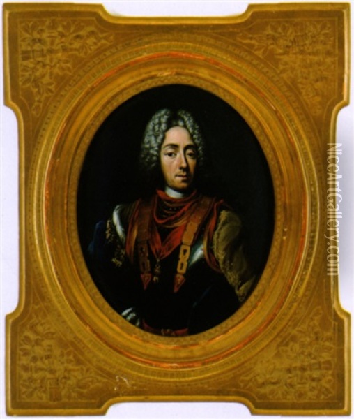 Bildnis Des Prinzen Eugen Von Savoyen Oil Painting - Johann (Jan) Kupetzki