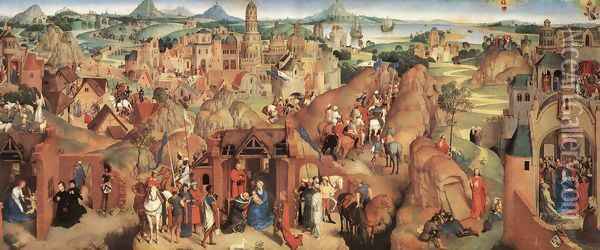Advent and Triumph of Christ 1480 Oil Painting - Hans Memling