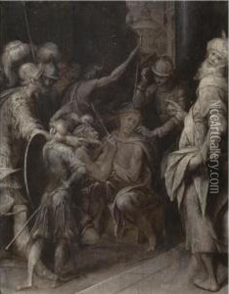 The Mocking Of Christ Oil Painting - Camillo Procaccini
