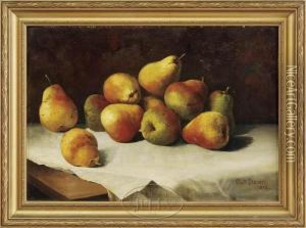 Pears Oil Painting - Charles Storer