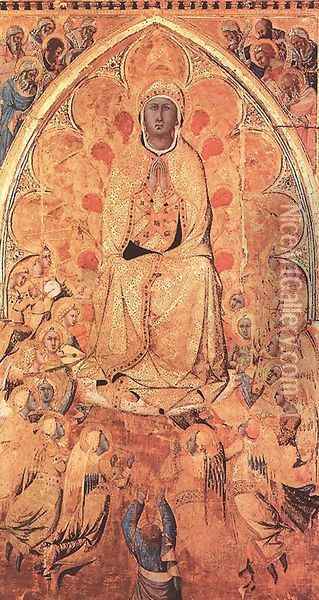 Assumption of Mary Oil Painting - Ugolino Lorenzetti