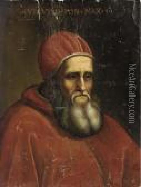 Pope Julius Ii Oil Painting - Raphael (Raffaello Sanzio of Urbino)