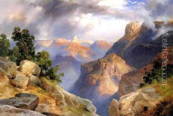 Grand Canyon 1912 Oil Painting - Thomas Moran