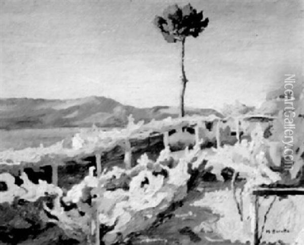 Paisage De Mallorca Oil Painting - Milo Beretta
