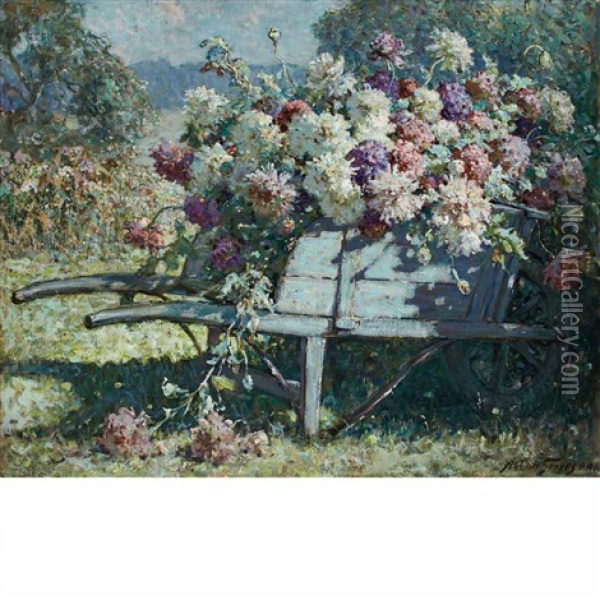 Summer Flowers Oil Painting - Abbott Fuller Graves