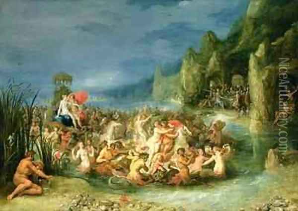 The Triumph of Neptune Oil Painting - Frans the younger Francken