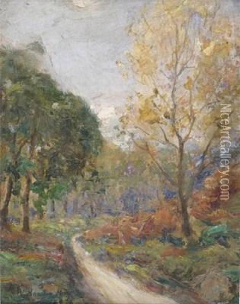 Glen Finglas, Brig O'turk Oil Painting - William Hardie Hay