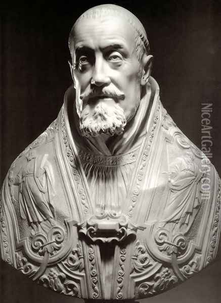 Bust of Pope Gregory XV Oil Painting - Gian Lorenzo Bernini