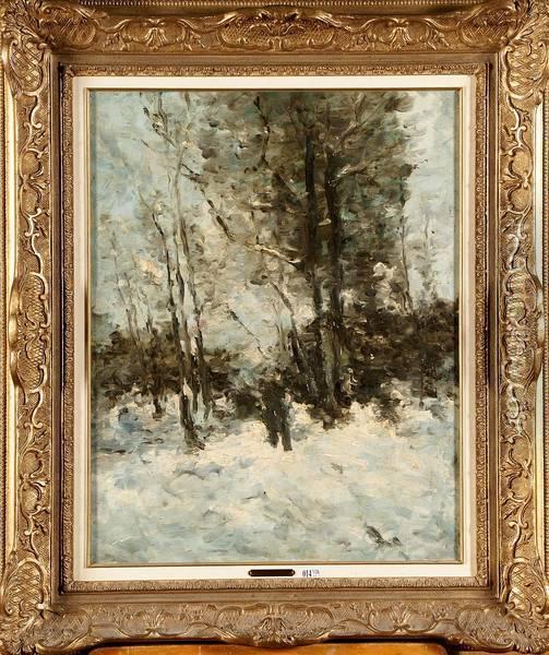 Paysage Hivernal Oil Painting - Guillaume Vogels