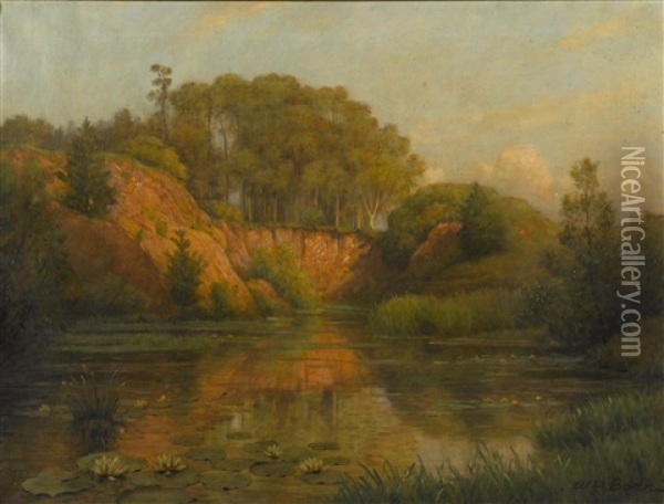 Evening Sunshine, Golden Gate Park Oil Painting - William Barr