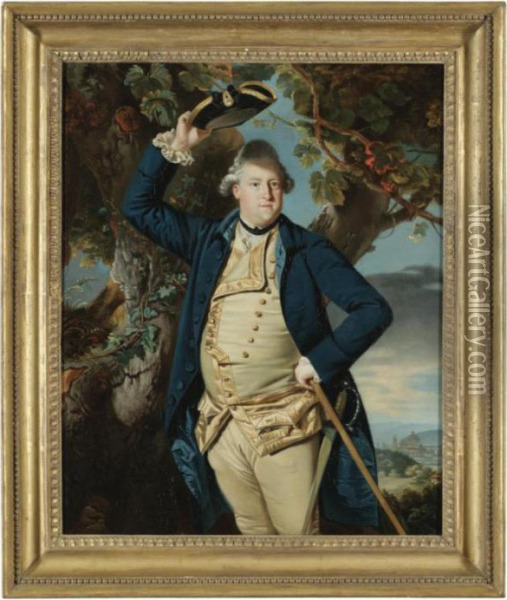 Portrait Of George Nassau Clavering Oil Painting - Johann Zoffany