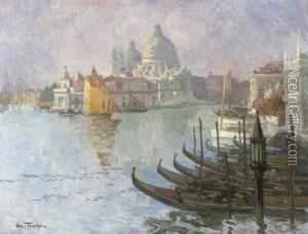 San Giorgio Maggiore, Venise Oil Painting - Louis Abel-Truchet