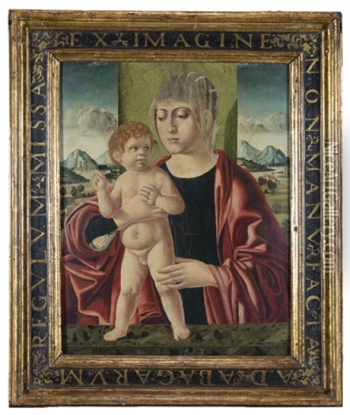 Madonna Con Bambino Oil Painting - Cristoforo Caselli