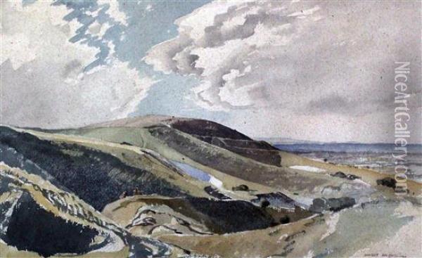 Ditchling Beacon Oil Painting - Charles Neil Knight