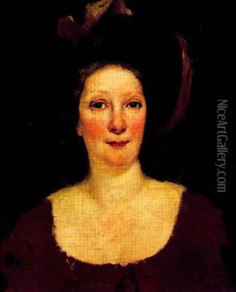 Portrait of a Lady Oil Painting - Anton Raphael Mengs