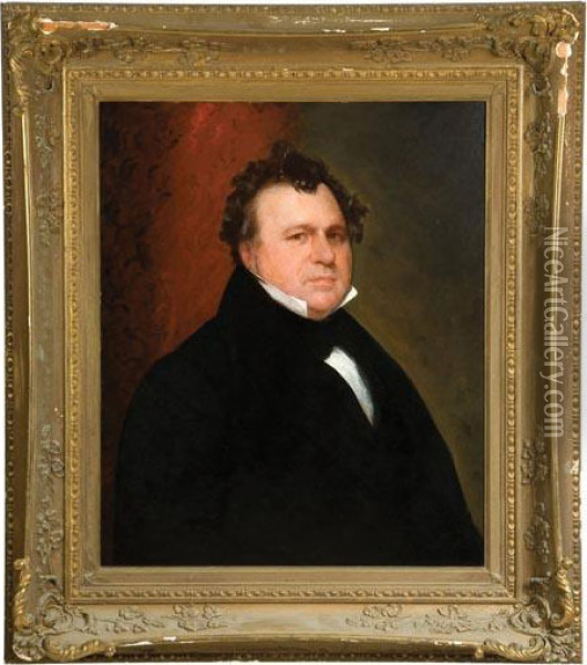 Portrait Of Captain John Binney Oil Painting - Chester Harding