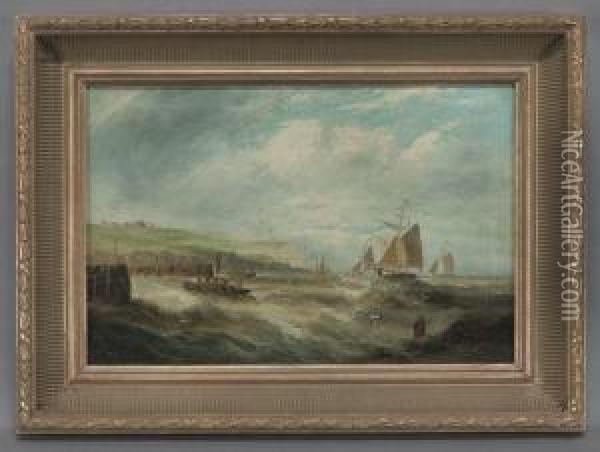A Seascape Oil Painting - George Wright