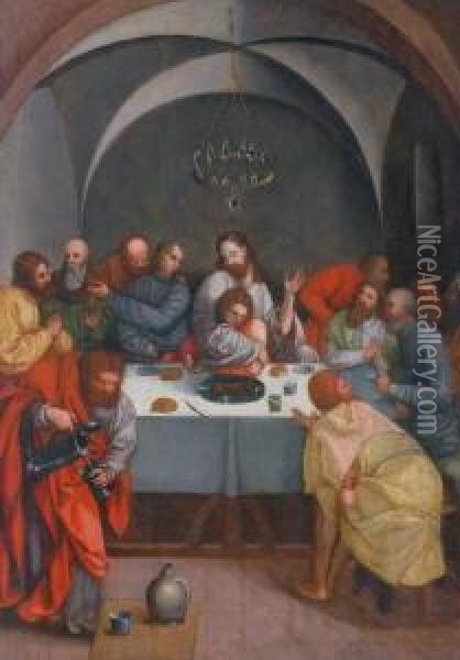 Das Letzte Abendmahl Oil Painting - J-B. Duch. Gisors De Duchesne Des Argilliers