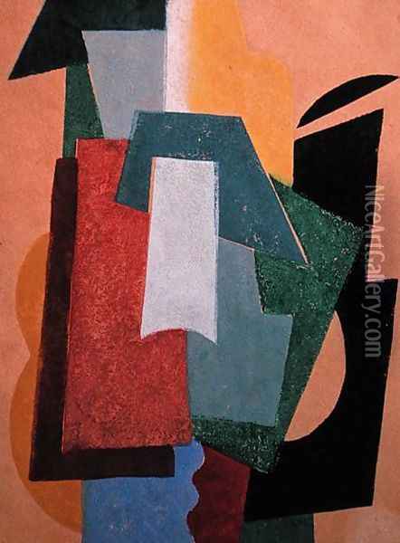 Summer, 1917-18 Oil Painting - Lyubov Popova