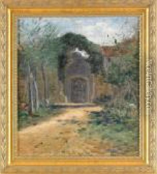 Gronskande Portal Oil Painting - Wilhelm von Gegerfelt