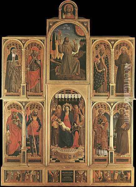 Altarpiece 1476 Oil Painting - Vincenzo Foppa