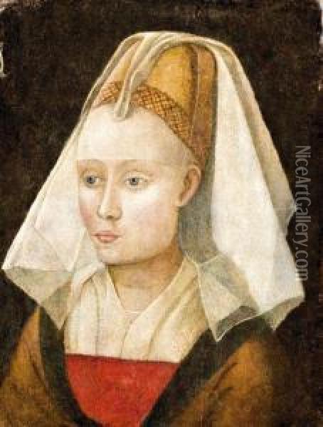 Ifju Holgy Portreja Oil Painting - Rogier van der Weyden