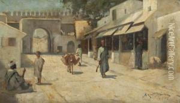 Tangier Oil Painting - James Coutts Michie