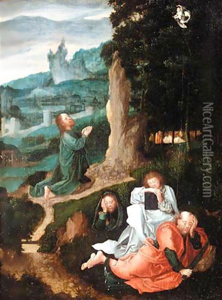The Agony In The Garden Oil Painting - South Netherlandish School