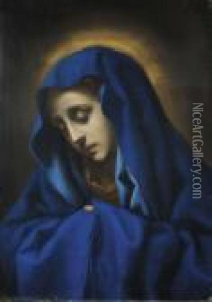 Madonna Oil Painting - Carlo Dolci