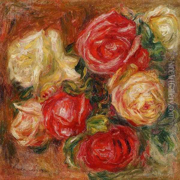 Bouquet Of Flowers Oil Painting - Pierre Auguste Renoir