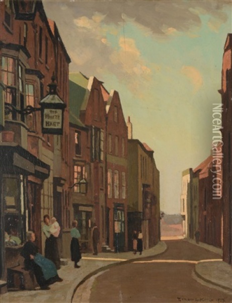 The Jewelled Street Oil Painting - William Gunning King